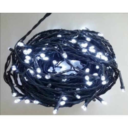 Świąteczne lampki 100 LED białe / 10 LED światło migające VS481 Świąteczne lampki 100 LED białe / 10 LED światło migające VS481