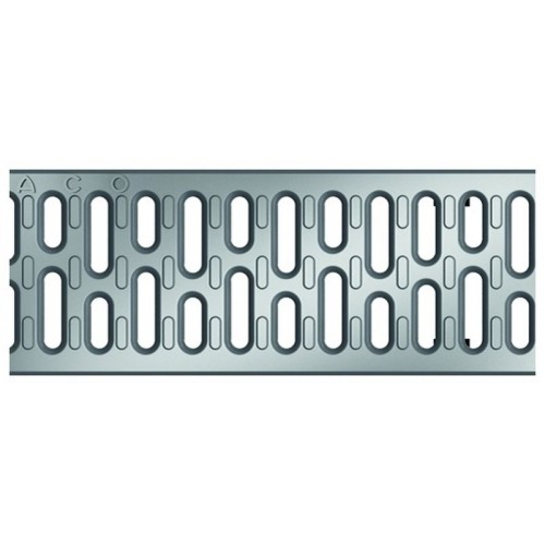 ACO Drainlock V/X100 - C250, Ruszt w poprzeczne mostki 0,5 m, stal nierdzewna 12645