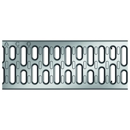 ACO Drainlock V/X100 - C250, Ruszt w poprzeczne mostki 1,0 m, stal nierdzewna 12644