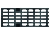 ACO Drainlock V/X100 - C250, Ruszt w podłużne mostki 0,5 m, żeliwo 12673