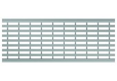 ACO Drainlock V/X100 - B125, Ruszt w podłużne pręty 1,0 m, stal nierdzewna 13255