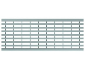 ACO Drainlock V/X100 - B125, Ruszt w podłużne pręty 1,0 m, stal nierdzewna 13255