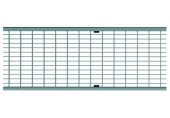 ACO Drainlock V/X150 - B125, Ruszt kratowy Q+ 1,0 m, stal ocynkowana 133601