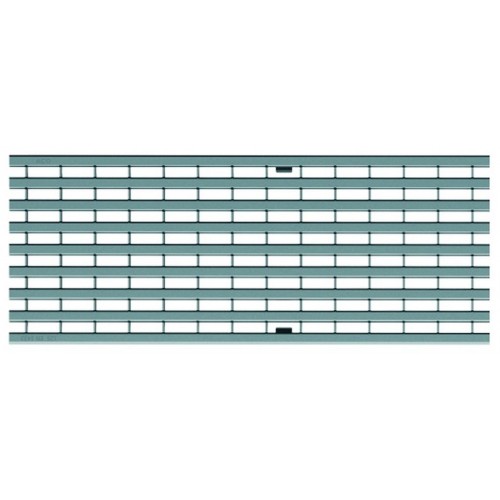 ACO Drainlock V/X150 - B125, Ruszt w podłużne mostki z profili U 1,0 m, stal ocynk.