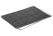 ACO Rama z kątownika z aluminium z włożoną wycieraczką 60 x 40cm, czarna 37250