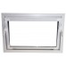 ACO Okno do pomieszczen niemieszkalnych IZO szkło 90 x 50 cm białe F1028