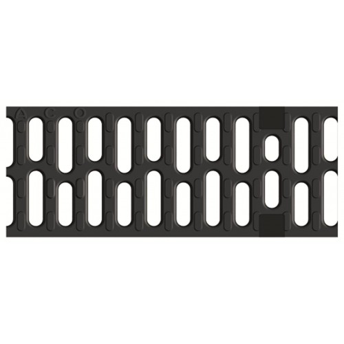 ACO Drainlock V/X100 - D400/E600, Ruszt w poprzeczne mostki 0,5 m, żeliwo 12671