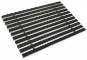 ACO Mata wycieraczki o konstrukcji nośnej z aluminium i gumy 60 x 40 cm, czarna 01213
