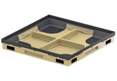 ACO Vario 2.0 Hybrydowa podstawa 60 x 60 cm, H80, polimerbeton/PP 3003043