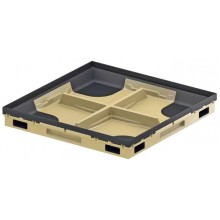 ACO Vario 2.0 Hybrydowa podstawa 60 x 60 cm, H80, polimerbeton/PP 3003043