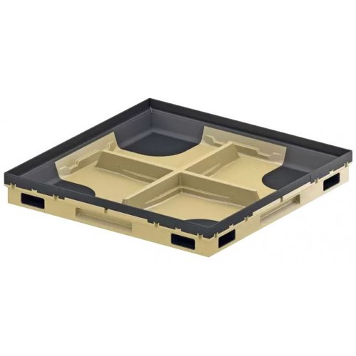 ACO Vario 2.0 Hybrydowa podstawa 60 x 60 cm, H80, polimerbeton/PP 3003043