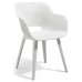 KETER AKOLA Krzesło, 57 x 55 x 80cm, białe 17206196 + 17206197
