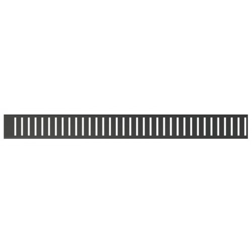ALCAPLAST Ruszt do odwodnienia liniowego 1150mm, czarny-mat PURE-1150BLACK