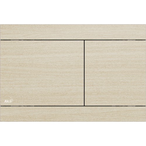 ALCAPLAST Flat Wood Przycisk sterujący do systemów podtynkowych FUN-OAK WHITE