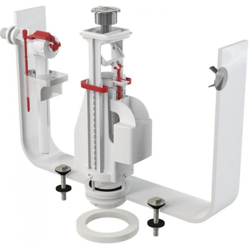 ALCAPLAST Komplet montażowy z dzielonym przyciskiem 3/6 l SA08A 1/2"