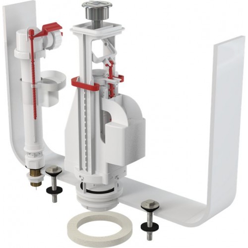ALCAPLAST Komplet montażowy z mechanizmem spustowym podwójnym 3/6 l SA08ASK 1/2"