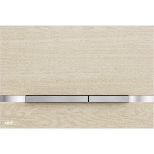 ALCAPLAST Flat Wood Przycisk sterujący metal-imitacja drewna STRIPE-OAK White ALCAPLAST Flat Wood Przycisk sterujący metal-imitacja drewna STRIPE-OAK White