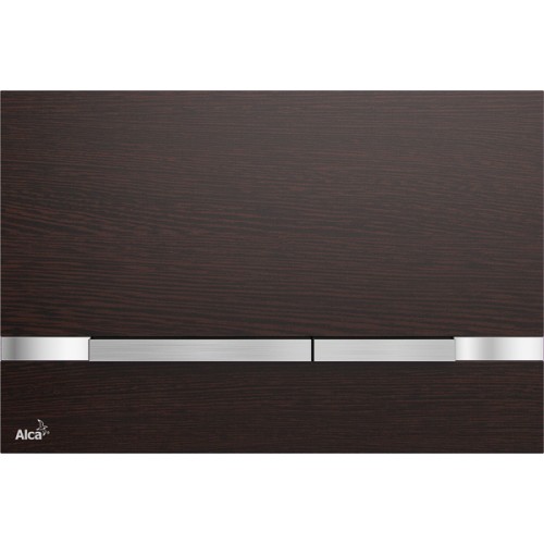 ALCAPLAST Flat Wood Przycisk sterujący, metal-imitacja drewna STRIPE-WENGE ALCAPLAST Flat Wood Przycisk sterujący, metal-imitacja drewna STRIPE-WENGE