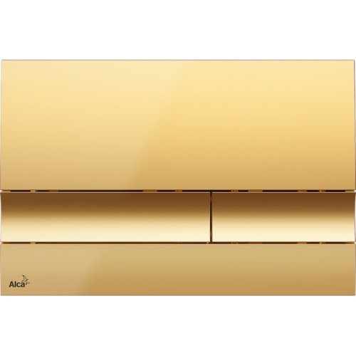 ALCAPLAST Przycisk spłukujący do systemów podtynkowych, złoty, M1725
