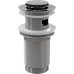 ALCA Plast Spust umywalki click/clack 5/4" metalowy, mały korek A391