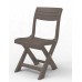 ALLIBERT Krzesło ogrodowe BISTRO Tacoma, cappuccino 17199836