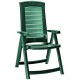 ALLIBERT ARUBA regulowane krzesło, 61 x 72 x 110 cm, zielone 17180080