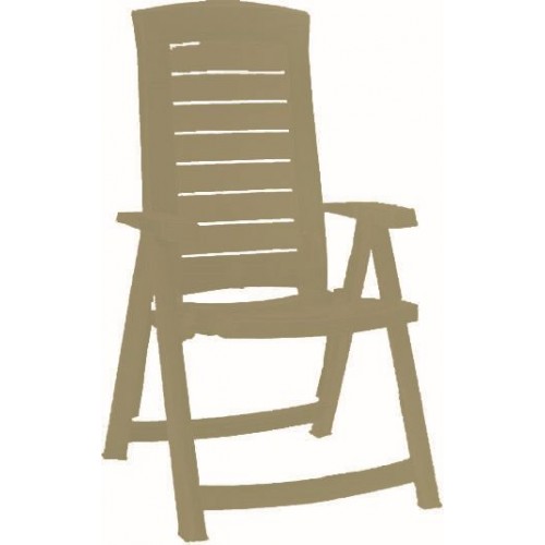 ALLIBERT Krzesło ogrodowe ARUBA Cappuccino 17180080