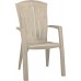ALLIBERT SANTORINI Krzesło ogrodowe, 61 x 65 x 99 cm, cappuccino 17180012