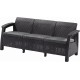 ALLIBERT CORFU LOVE SEAT MAX Sofa, 182 x 70 x 79cm, grafit/jasny szary 17197959