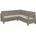 ALLIBERT CORFU RELAX Sofa narożna, 190 x 190 x 79 cm, cappuccino/beżowy 17208435