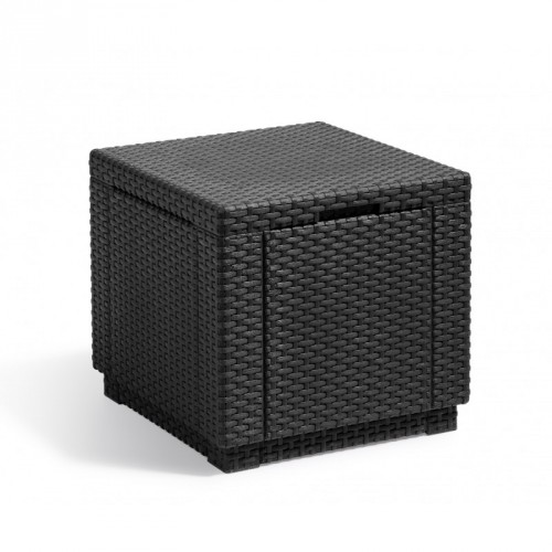 ALLIBERT Taboret CUBE antracyt 189445
