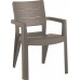 ALLIBERT IBIZA Fotel, 62 x 62 x 83 cm, Cappuccino 17197867