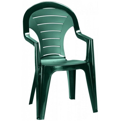 ALLIBERT BONAIRE Krzesło ogrodowe, 56 x 57 x 92 cm, ciemno zielony 17180277