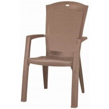 ALLIBERT MINNESOTA Krzesło ogrodowe, 61 x 65 x 99 cm, cappuccino 17198329