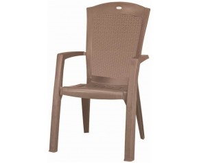 ALLIBERT MINNESOTA Krzesło, 61 x 65 x 99 cm, cappuccino 17198329