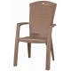 ALLIBERT MINNESOTA Krzesło, 61 x 65 x 99 cm, cappuccino 17198329