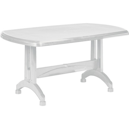 ALLIBERT PORTLAND Stół ogrodowy 150 x 90 x 72cm, biały 17180031