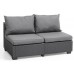 ALLIBERT SAPPORO 2 Sofa, 130 x 84 x 63,5 cm, grafit/szary 17206028