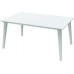 ALLIBERT Stół ogrodowy LIMA 157 x 98 x 74cm biały 17202806