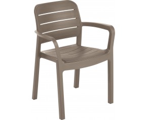 ALLIBERT TISARA Krzesło ogrodowe, 53 x 58 x 83 cm, cappuccino 17199557