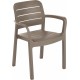 ALLIBERT TISARA Krzesło ogrodowe, 53 x 58 x 83 cm, cappuccino 17199557
