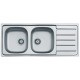 ALVEUS LINE 100 Zlewozmywak stalowy, 1160 x 500 mm, naturalny 1087978