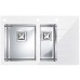 ALVEUS CRYSTALIX 20 Zlewozmywak szklany, 860 x 540 mm, lewy, biały 1099642