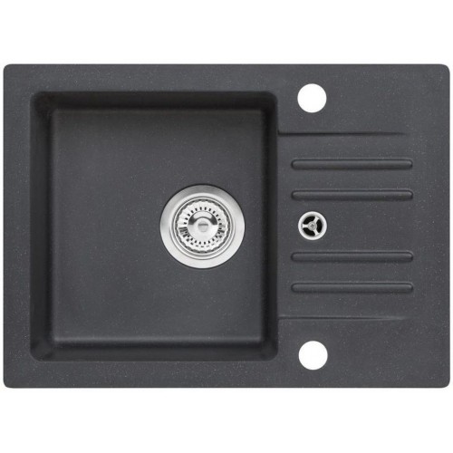 ALVEUS CORTINA 40 Zlewozmywak granitowy, 580 x 420 mm, syfon zaślepka, czarny 1653091 ALVEUS CORTINA 40 Zlewozmywak granitowy, 580 x 420 mm, syfon zaślepka, czarny 1653091