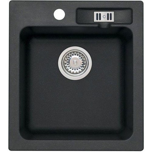 ALVEUS VICTORIA 20 Zlewozmywak granitowy, 430 x 474 mm, czarny