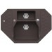 ALVEUS SENSUAL 60 Zlewozmywak granitowy, 900 x 610 mm, chocolate 03