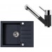 ALVEUS Zestaw ROCK 30 Zlewozmywak 595x475 mm + bateria AM 100-P, Twilight 05