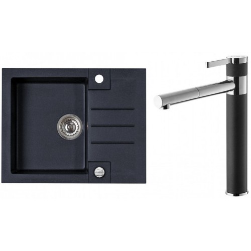 ALVEUS Zestaw ROCK 30 Zlewozmywak 595x475 mm + bateria ZINA, Twilight 05 ALVEUS Zestaw ROCK 30 Zlewozmywak 595x475 mm + bateria ZINA, Twilight 05