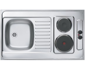 ALVEUS COMBI ELECTRA 100 Zlewozmywak z wbudowaną kuchenką, 1000 x 600 mm, 3000 W 1105248