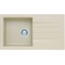 ALVEUS Cortina 40 granitowy zlewozmywak, 780 x 435 mm, syfon+zaślepka, beżowy